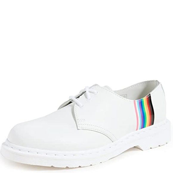 Dr. Martens Shoes - Dr. Martens 1461 For Pride White Size 7 Women's NEW